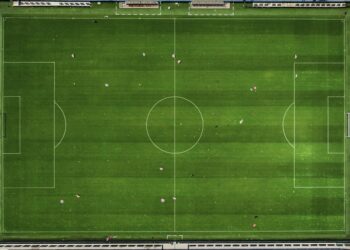 Estádio de futebol visto durante partida, imagem ilustrativa para matéria sobre a Copa do Brasil Sub-20