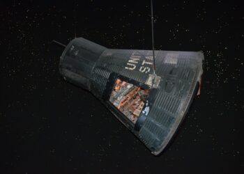 Cápsula espacial, imagem ilustrativa para matéria sobre o veículo Nyx da Agência Espacial Europeia