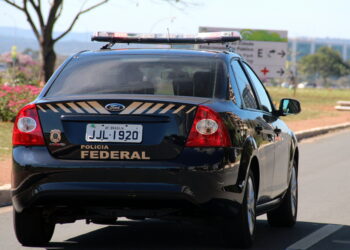 Viatura da Polícia Federal em imagem ilustrativa