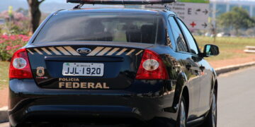 Viatura da Polícia Federal em imagem ilustrativa