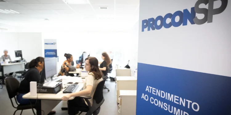 Unidade de atendimento do Procon-SP