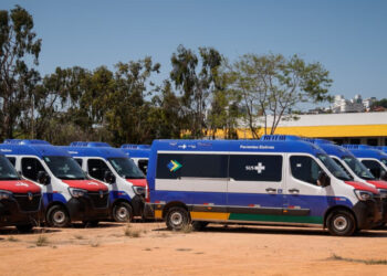 Veículos destinados ao reforço da rede do SUS em Minas Gerais